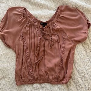 Kendall and Kylie pink top